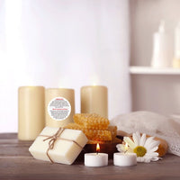 1000PCs White Circular Candle Warning Stickers Candle Jar Container Labels Candle Sticker Label Candle Safety Sticker Candle Label for DIY Candle Making - 1 -inch EasyOptionXY LLC