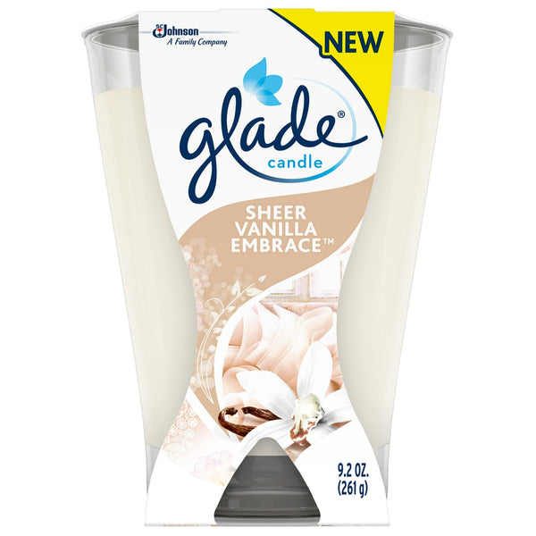 Glade Large Jar Candle Air Freshener, Sheer Vanilla Embrace, 9.2 oz EasyOptionXY LLC