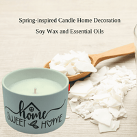 2-Pack Spring Candles 6 oz ceramic jar, Floral Fragrance Home Scented Candles 48 hrs. Burn Time EasyOptionXY LLC