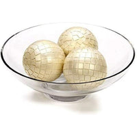 Hosley 11.8 inch Diameter, Clear Glass Floating Candle Bowl EasyOptionXY LLC