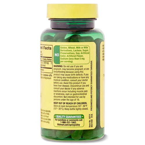 Spring Valley Red Yeast Rice Dietary Supplement; 600 mg; 60 Count EasyOptionXY LLC