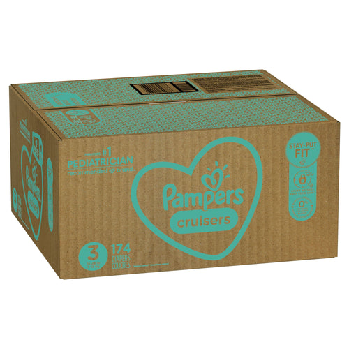 Pampers Cruisers Active Fit Taped Diapers Size 3, 174 Count EasyOptionXY LLC