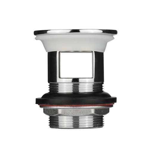 Bathroom Sink Overflow Flat Top Grid Drain Assembly, Chrome Plated Plumbingsell