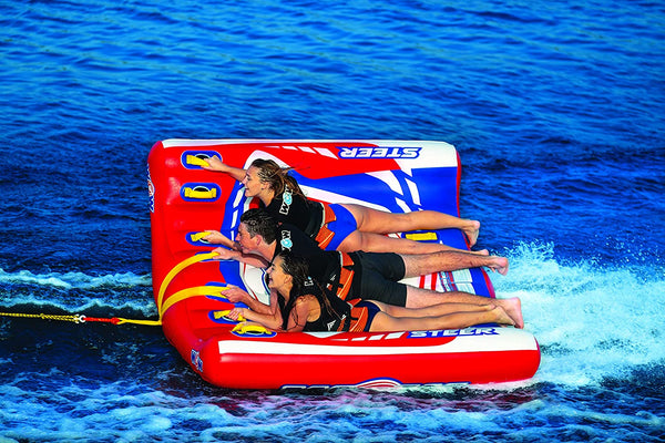 WOW Sports Power Steer 3 Person 3P Steerable Deck Tube (22-WTO-3975) Jupiter Gear