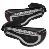 Spyder Scion FRS 12-14/Subaru BRZ 12-14 Light Bar LED Tail Lights Black ALT-YD-SFRS12-LBLED-BK OffRoadUSA.com