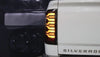 AlphaRex 14-18 Chevrolet Silverado 1500 / 15-19 Silverado 2500HD/3500HD / 15-19 GMC Sierra 3500HD Dually LUXX-Series LED Tail Lights Black OffRoadUSA.com