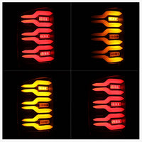 AlphaRex 14-18 Chevrolet Silverado 1500 / 15-19 Silverado 2500HD/3500HD / 15-19 GMC Sierra 3500HD Dually LUXX-Series LED Tail Lights Black OffRoadUSA.com