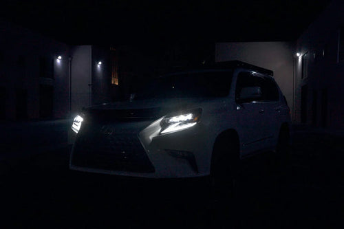 AlphaRex 14-23 Lexus GX 460 NOVA-Series LED Projector Headlights Black OffRoadUSA.com