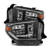 AlphaRex 14-21 Toyota Tundra MK II LUXX-Series LED Crystal Headlights Alpha-Black OffRoadUSA.com