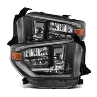 AlphaRex 14-21 Toyota Tundra MK II LUXX-Series LED Crystal Headlights Alpha-Black OffRoadUSA.com