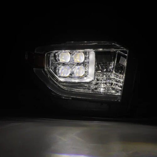 AlphaRex 14-21 Toyota Tundra MK II NOVA-Series LED Projector Headlights Chrome OffRoadUSA.com
