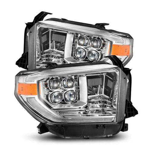 AlphaRex 14-21 Toyota Tundra MK II NOVA-Series LED Projector Headlights Chrome OffRoadUSA.com