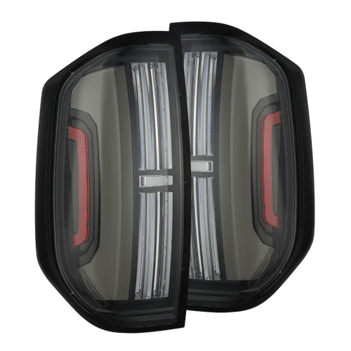 AlphaRex 14-21 Toyota Tundra NOVA-Series Prismatic LED Tail Lights Black OffRoadUSA.com