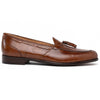 14-580-CGN FRANCO Teju Lizard Tassel Loafer, Cognac Zelli Italia
