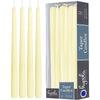 Hyoola 12" Ivory Dripless European Made Taper Candles, Unscented Paraffin Wax with Cotton Wicks, 12-Pack EasyOptionXY LLC