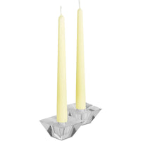Hyoola 12" Ivory Dripless European Made Taper Candles, Unscented Paraffin Wax with Cotton Wicks, 12-Pack EasyOptionXY LLC