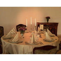 Hyoola 12" Ivory Dripless European Made Taper Candles, Unscented Paraffin Wax with Cotton Wicks, 12-Pack EasyOptionXY LLC