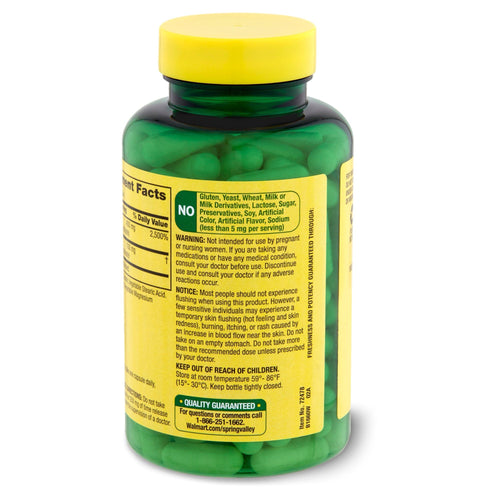 Spring Valley Niacin Inositol Hexanicotinate Dietary Supplement; 500 mg; 120 Count EasyOptionXY LLC