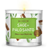 Magnificent 101,14oz Natural Soy Aromatherapy Candle With Sage and Palo Santo, Woody & Earthy Scented EasyOptionXY LLC