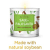 Magnificent 101,14oz Natural Soy Aromatherapy Candle With Sage and Palo Santo, Woody & Earthy Scented EasyOptionXY LLC