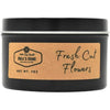 Nika's Home Fresh Cut Flowers 7oz Black Tin Soy Candle - Strong Scented and Long Lasting EasyOptionXY LLC