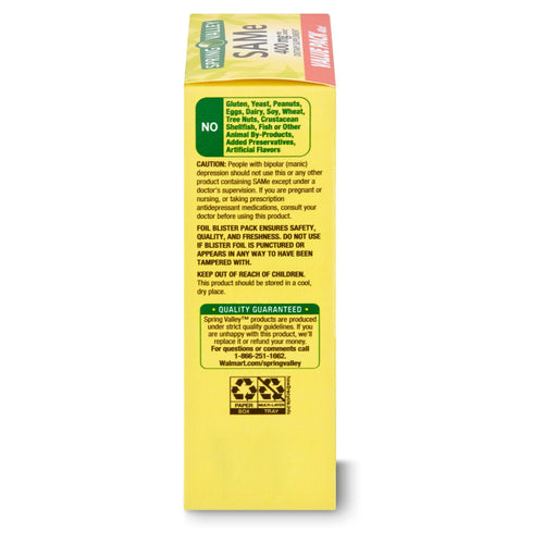 Spring Valley SAMe Dietary Supplement Value Pack; 400 mg; 40 Count EasyOptionXY LLC