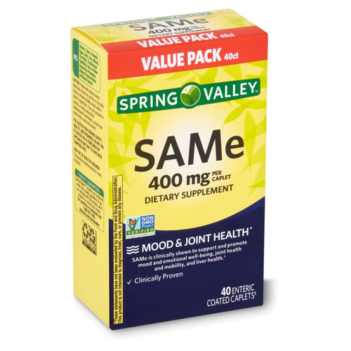 Spring Valley SAMe Dietary Supplement Value Pack; 400 mg; 40 Count EasyOptionXY LLC