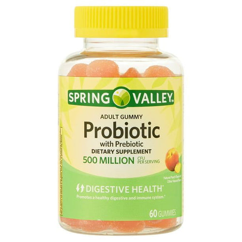 Spring Valley Prebiotic + Probiotic Gummies; 60 Count EasyOptionXY LLC