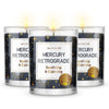 Magnificent 101 Set of 3 Long-Lasting Mercury Retrograde Aromatherapy Candles 10.5 Oz - 42-Hour Burn 100% Soy Wax, Herbs Ideal for Meditation, Energy Cleansing & Manifestation EasyOptionXY LLC