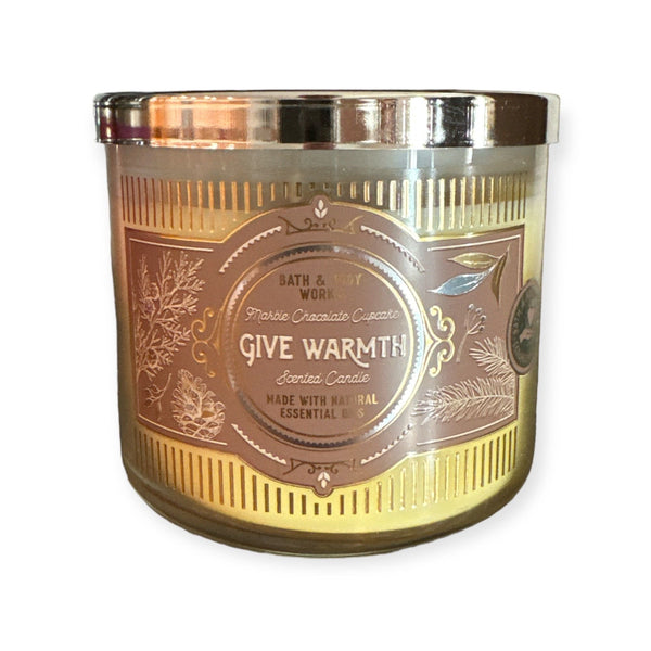 Marble Chocolate Cupcake Bath & Body Works 3 Wick Candle 14.5oz EasyOptionXY LLC