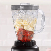 Oster 6 Cup 5 Speed 700 Watt Plastic Jar Easy to Use Blender in Black EasyOptionXY LLC