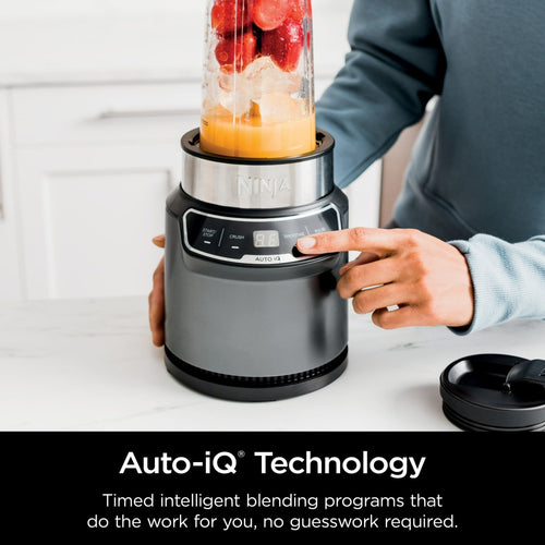 Ninja Nutri-Blender Pro with Auto IQ 1000 Watts Personal Blender EasyOptionXY LLC