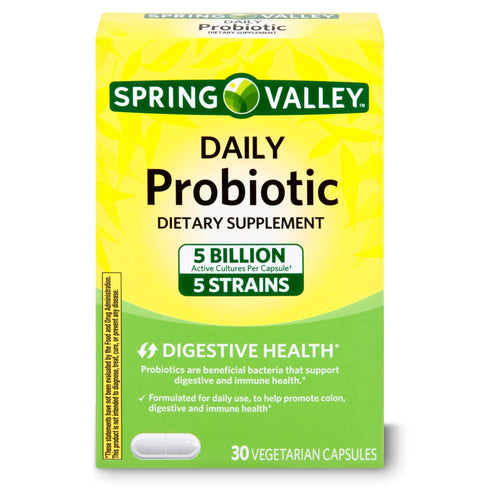 Spring Valley Daily Probiotic Dietary Supplement; 30 Count EasyOptionXY LLC