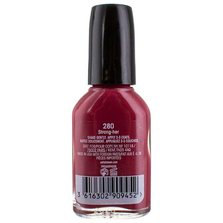 Sally Hansen Hard as Nails Nail Polish, Strong-her 0.45 fl oz, No Chipping or Splitting EasyOptionXY LLC