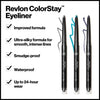 Revlon ColorStay Pencil Eyeliner with Built-in Sharpener, Waterproof, Smudgeproof, Longwearing Eye Makeup with Ultra-Fine Tip, 201 Black, 2 Pack EasyOptionXY LLC
