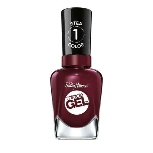 Sally Hansen Miracle Gel Nail Polish Wine Stock 0.5 fl oz No UV Lamp Needed EasyOptionXY LLC