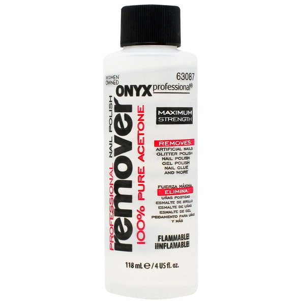 Onyx Professional 100% Pure Acetone Nail Polish Remover 4 fl oz EasyOptionXY LLC