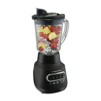 Hamilton Beach Power Elite Blender 40 oz Glass Jar Stainless Steel Blades 800 Watts Black 58175 EasyOptionXY LLC