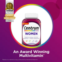 Centrum Multivitamin for Women; Multivitamin/Multimineral Supplement With Iron; 120 Count EasyOptionXY LLC
