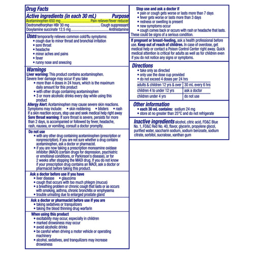 Vicks NyQuil Cold and Flu Relief Liquid Medicine, over-the-Counter Medicine, Cherry, 12 fl. oz. EasyOptionXY LLC