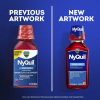 Vicks NyQuil Cold and Flu Relief Liquid Medicine, over-the-Counter Medicine, Cherry, 12 fl. oz. EasyOptionXY LLC