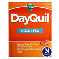 Vicks DayQuil Liquicaps, Non-Drowsy Cough, Cold and Flu Relief, over-the-counter Medicine, 24 Ct EasyOptionXY LLC