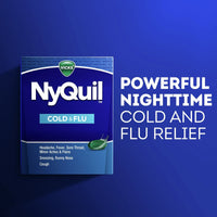 Vicks NyQuil Liquicaps, Nighttime Cold, Cough & Flu Medicine, Over-the-Counter Medicine, 24 Ct EasyOptionXY LLC