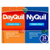 Vicks DayQuil & NyQuil Liquicaps, Cold, Cough and Flu Medicine, over-the-counter Medicine, 24 Ct EasyOptionXY LLC
