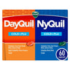 Vicks DayQuil and NyQuil Cold, Cough and Flu Liquicaps, Over-the-Counter Medicine, 60 Ct EasyOptionXY LLC
