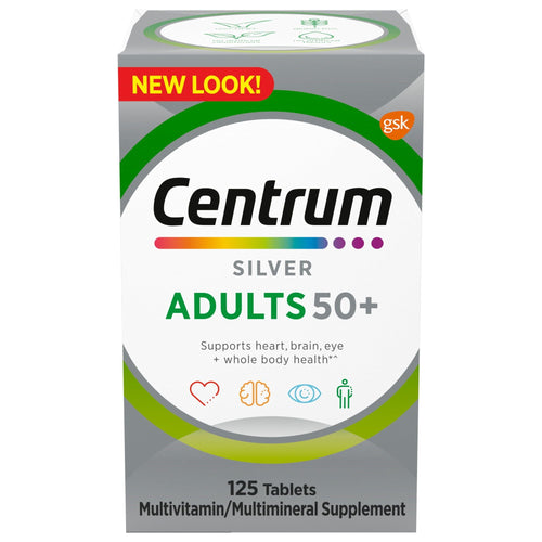 Centrum Silver Multivitamin for Adults 50 Plus; Multivitamin/Multimineral Supplement; 125 Count EasyOptionXY LLC
