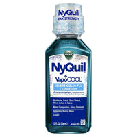 Vicks NyQuil Severe Vapocool Cold, Flu + Congestion, Liquid over-The-Counter Medicine, 12 fl oz EasyOptionXY LLC