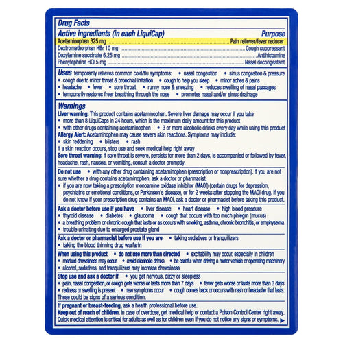 Vicks NyQuil Severe Liquicaps, Nighttime Cold, Cough & Flu Relief, over-The-Counter Medicine, 24 Ct LiquiCaps EasyOptionXY LLC