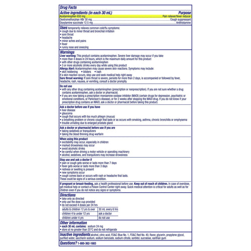 Vicks NyQuil Nighttime Cold, Cough & Flu Liquid Medicine, Over-the-Counter Medicine, Cherry, 2x12 Oz EasyOptionXY LLC