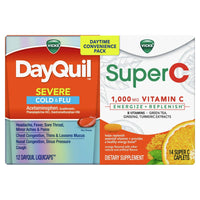 DayQuil Severe Liquicaps Medicine and Super C Daily Supplement Tablet Convenience Pack, 26 Ct EasyOptionXY LLC